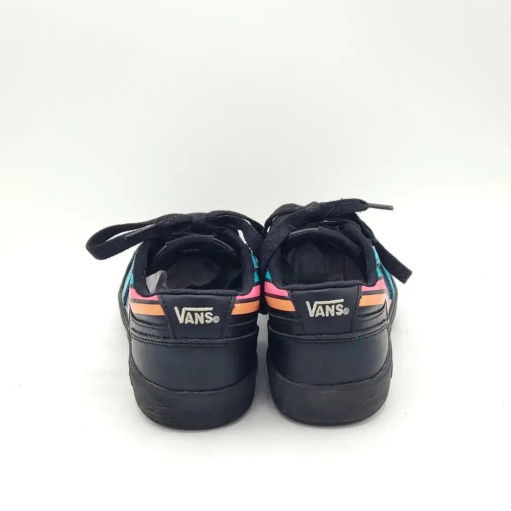 Vans Lowland CC Fader Black Pink Blue Skate Shoes Sneakers Women’s Size 8.5